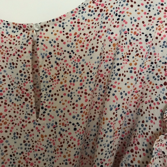 Motherhood Maternity Top Rainbow Dot - Picture 3 of 6